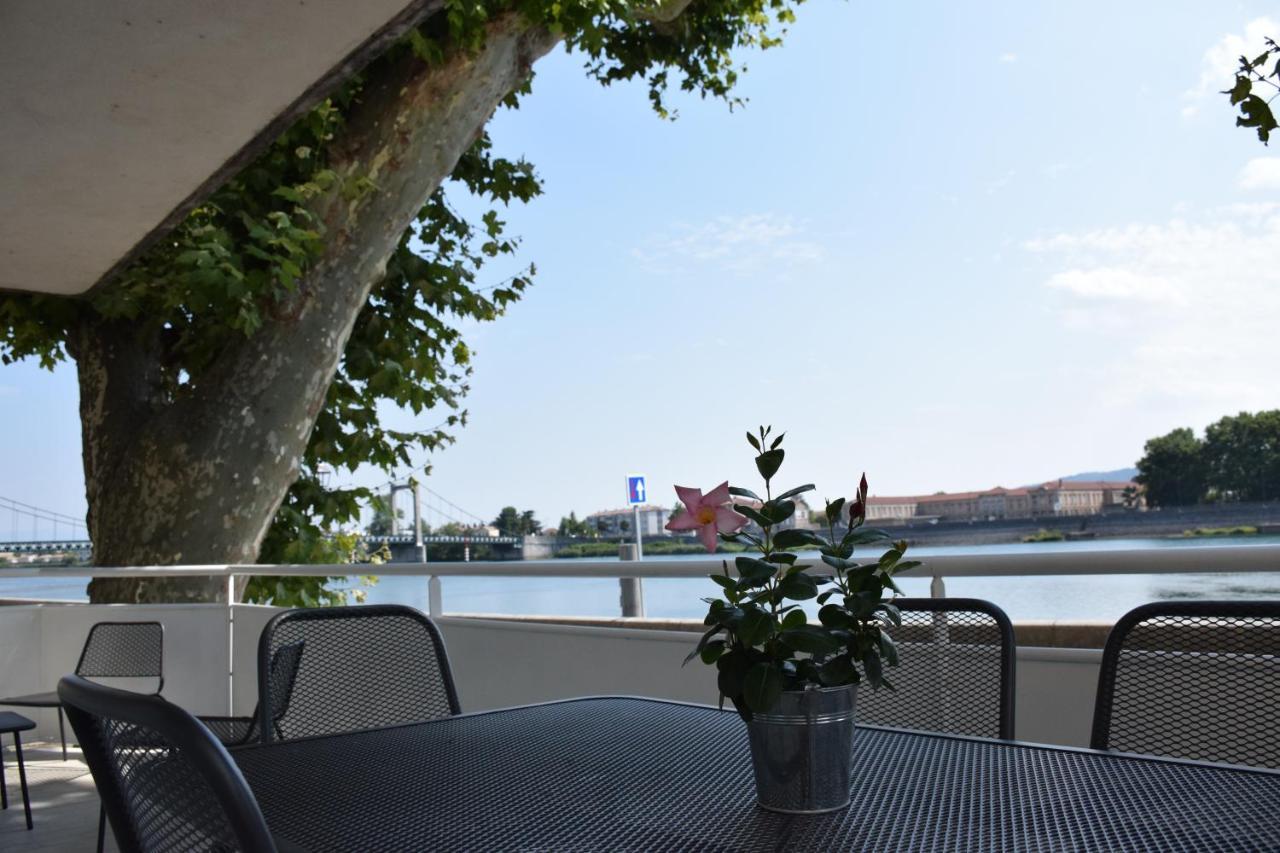 La Batie - Terrasse Avec Vue Imprenable Sur Le Rhone, 3 Chambres, 3 Salles De Bain Tain-l'Hermitage Bagian luar foto